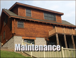  Fort Payne, Alabama Log Home Maintenance